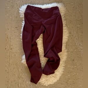 ZELLA  Maroon Bottoms Leggings
